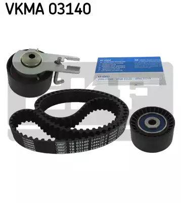 Triger Kayış Set ( Ford Fiesta 1.4 Tdci 02- )(PEUGEOT 107-206-307/CITROEN C2-C3-XSARA 1.4 HDI DV4TD 02-/ ) | VKMA03140 SKF