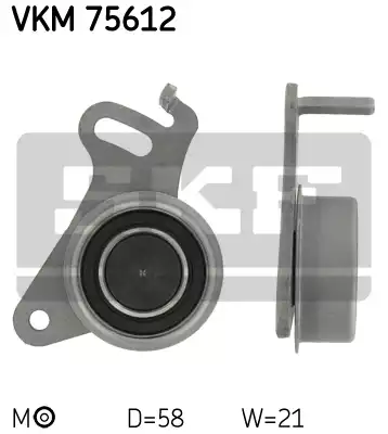 Triger Kayısı Germe MAKARASI(MITSUBISHI Galant L200 Pajero L300 Kia Bonogo Hyundai H-1/STAREX) | VKM75612 SKF