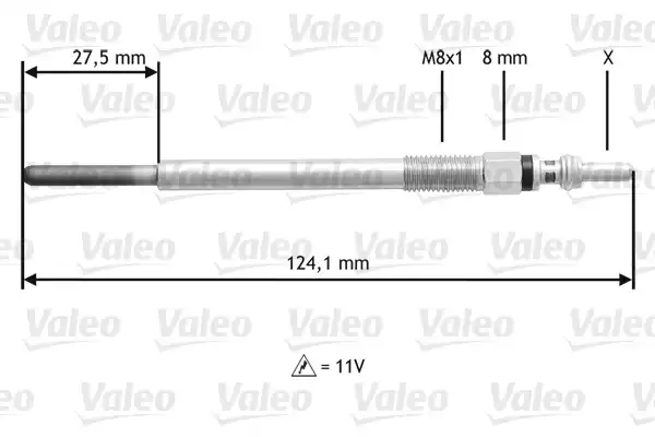 Kizdirma Bujisi PSA/FORD/TOYOTA | 345138 VALEO