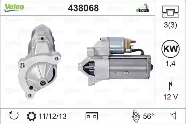 Marş Motoru PSA | 438068 VALEO