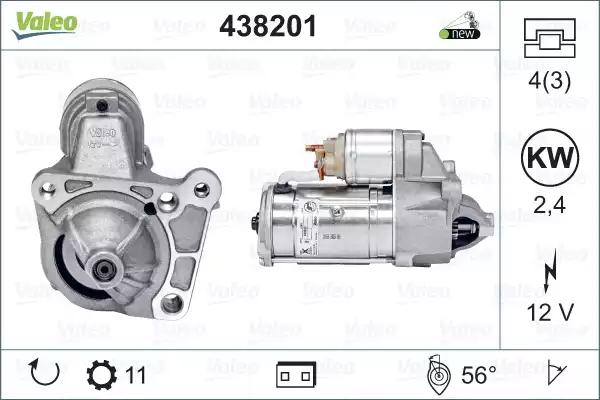 Marş Motoru Renault Vel Satıs | 438201 VALEO