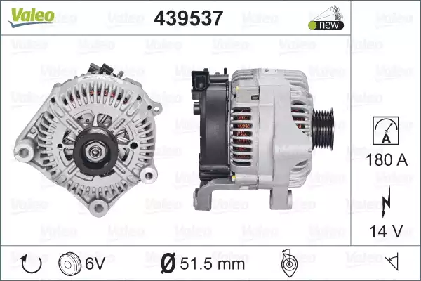 Alternatör BMW X5 | 439537 VALEO