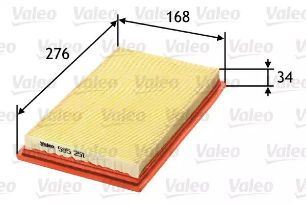 Hava Filtresi Mini R50 R53 R52 | 585251 VALEO
