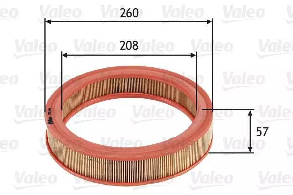 Hava Filtresi ( Skoda FAVORIT-FELICIA-FORMAN-/ Ford Taunus 1.3 1.6 2.0 ) | 585686 VALEO