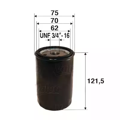 Yag Filtresi ( Ford Focus Fiesta Mondeo Benzinli 08- / Volvo S40-V50-C30-V40 05-B4164S3 P3 T4) | 586030 VALEO