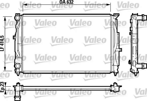 Radyatör Audi A4 | 732811 VALEO