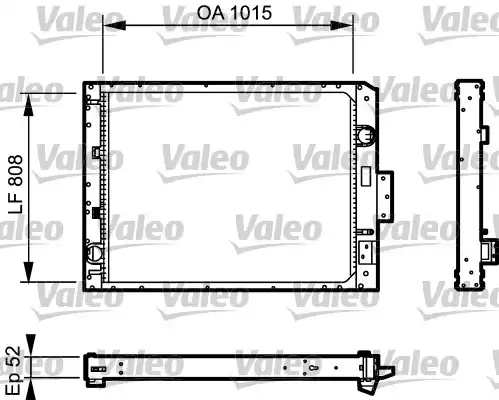 Radyatör Evobus | 733479 VALEO