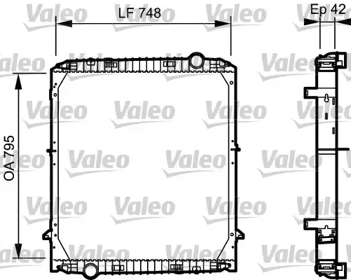 Radyatör Iveco | 733486 VALEO