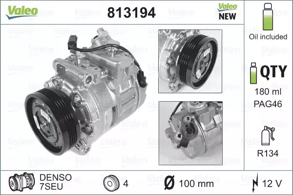 Kompresör BMW 5 (E60) | 813194 VALEO