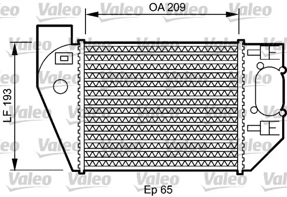 Turbo Radyatoru ( Audi A4 1.8T 00-04 ) | 818825 VALEO