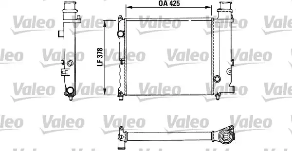 Radyatör Bx 14 E/RE | 883774 VALEO
